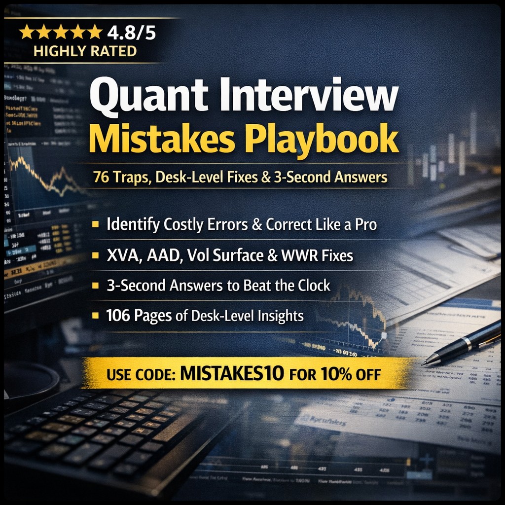 Common Mistakes in Quant Interviews — Desk Fixes Edition cover