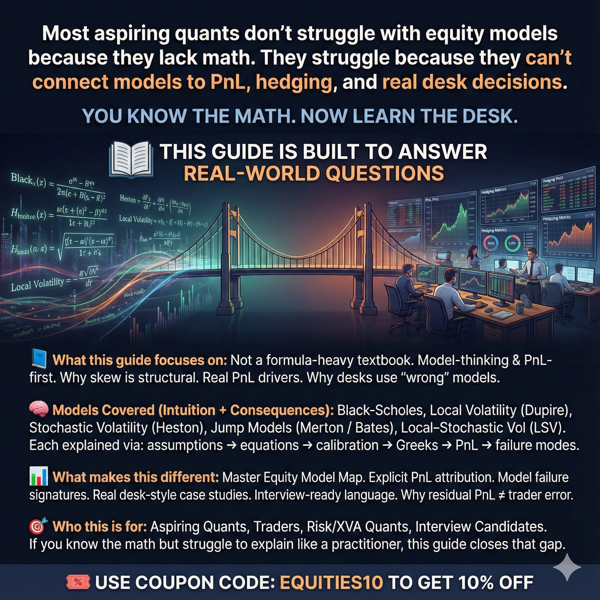 Equity Models : Quant Interview Playbook cover