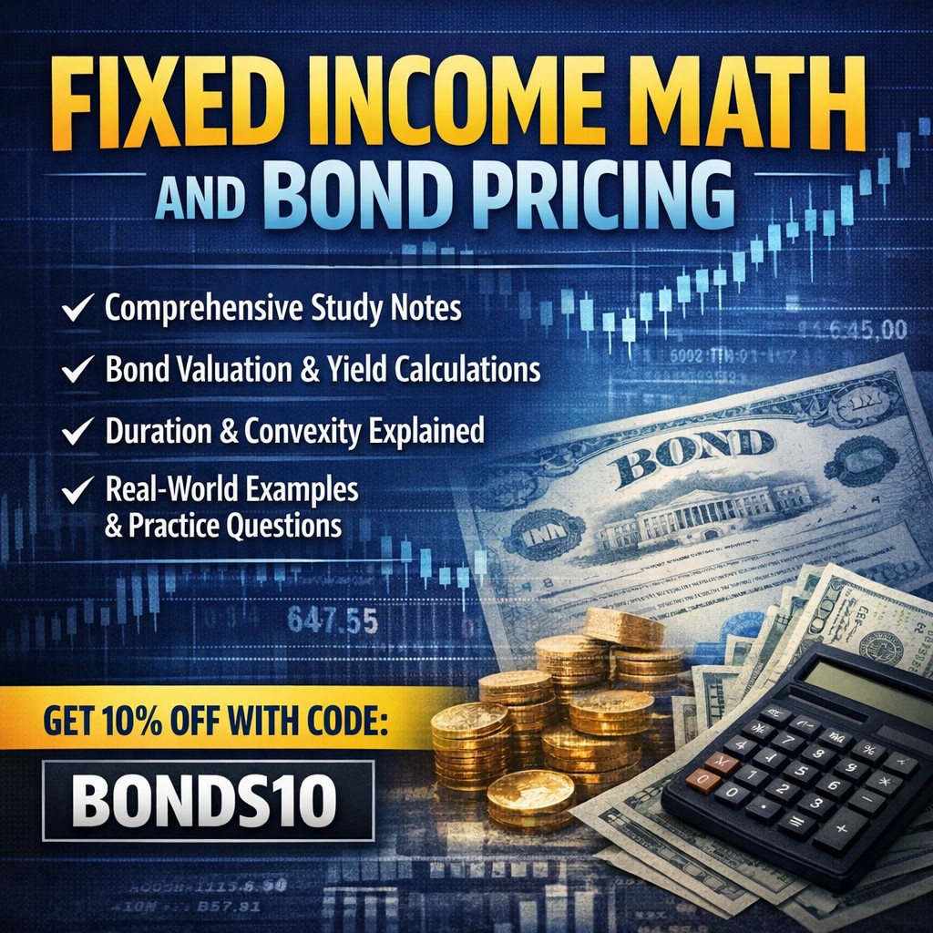 Fixed Income Math & Bond Pricing -Yield math · Duration/convexity · Bootstrapping · Bond futures · OIS vs LIBOR · The multi-curve world cover