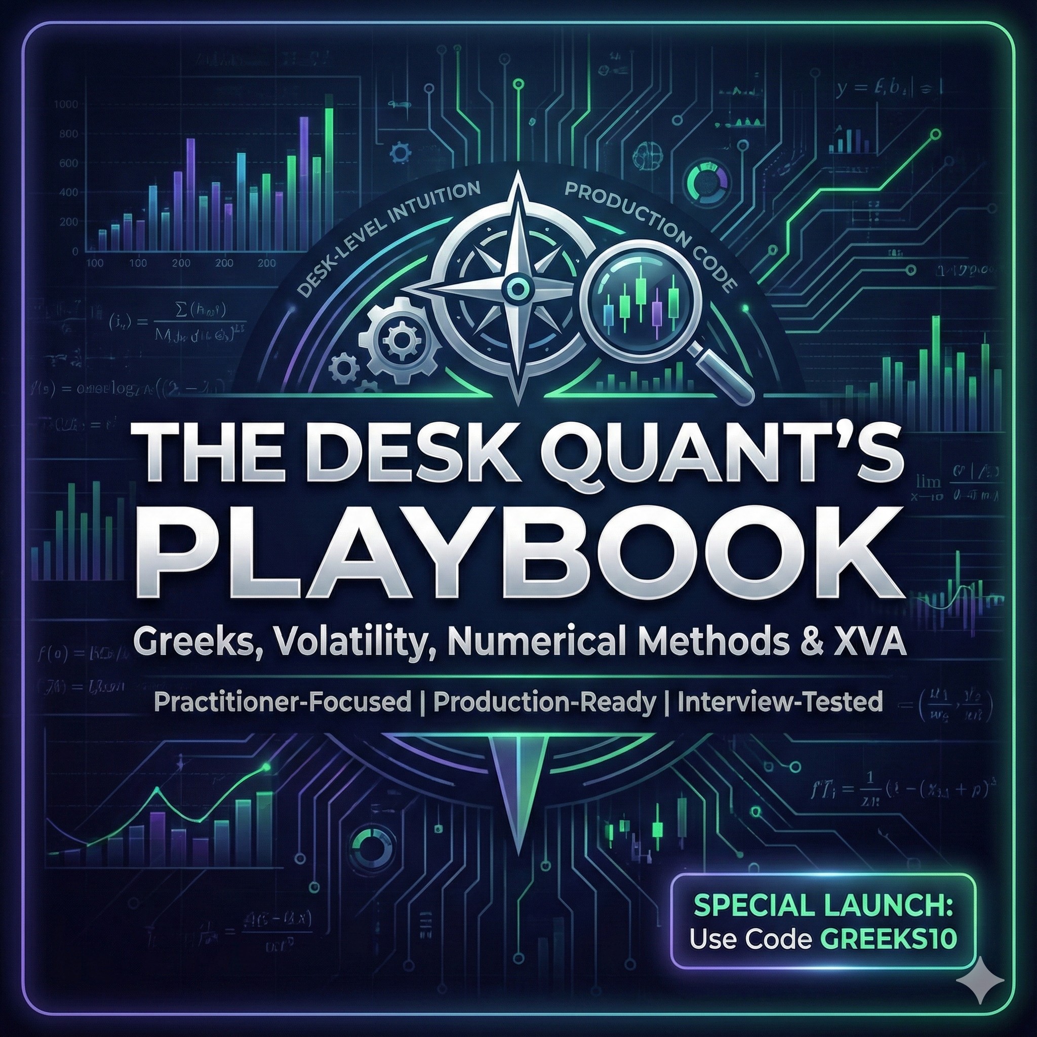 Greeks,Vols,YCurves,Numerical Meth./MC & XVA Guide cover