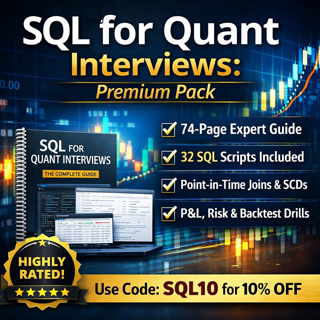 SQL for Quant Interviews: Premium Pack cover